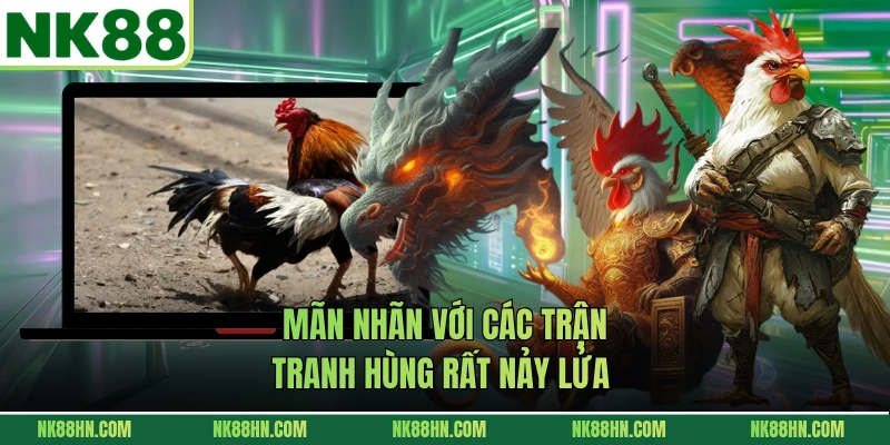 Mãn nhãn với các trận tranh hùng rất nảy lửa